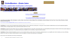 Desktop Screenshot of clutterblasters.com